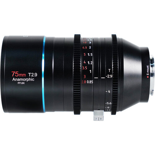 Sirui 75mm T2.9 Full Frame 1.6x Anamorphic Lens