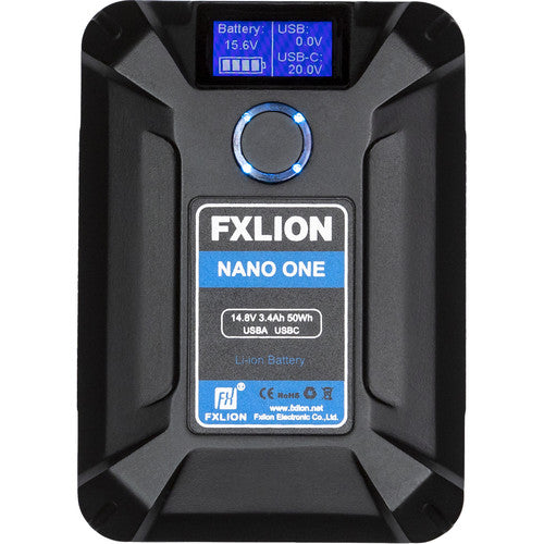 Fxlion NANO ONE 50Wh 14.8V Ultra-Compact V-Mount Battery